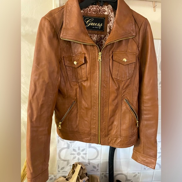 Guess faux leather jacket - Picture 1 of 7